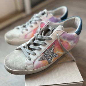 Tie Dye Print Golden Goose Superstar Sneaker